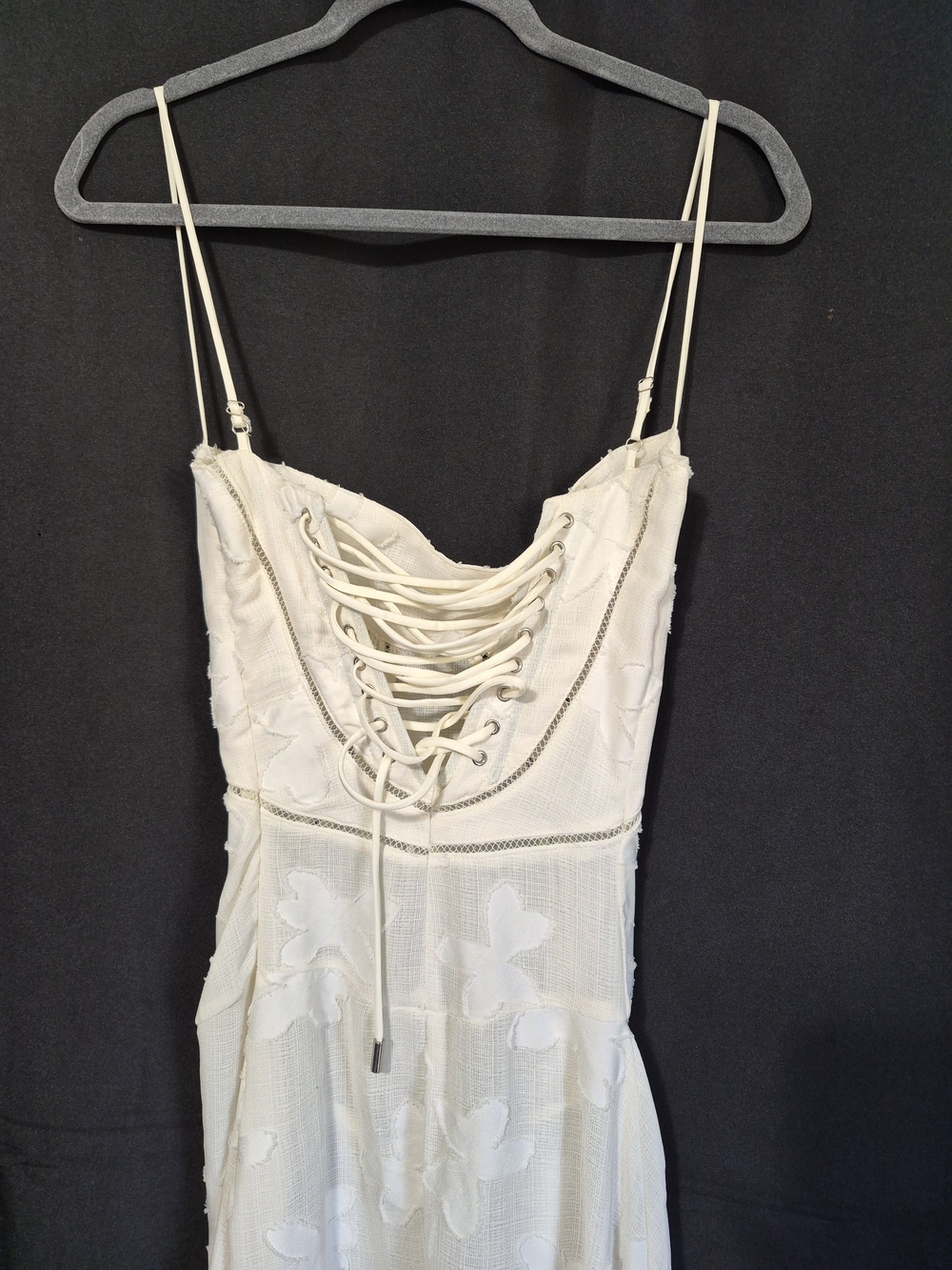 House of CB Ivory White Floral Maxi Dress - Picture 6 of 8